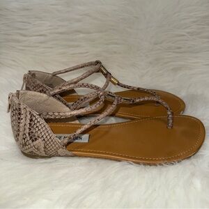 Steve Madden Snake Print Sandals